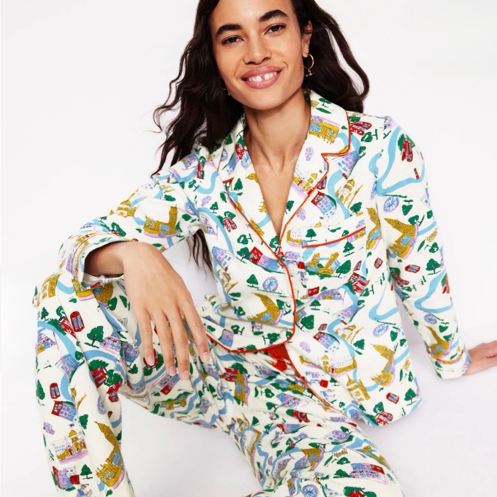 Boden Brushed Cotton Pajama Shirt
Multi, London Town US 16-18